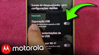 Como Ativar Depuração USB no Motorola SEM ERRO ATUALIZADO!