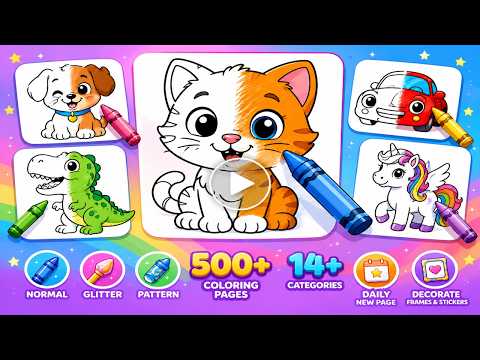 Coloring Games for Kids: Paint video thumbnail