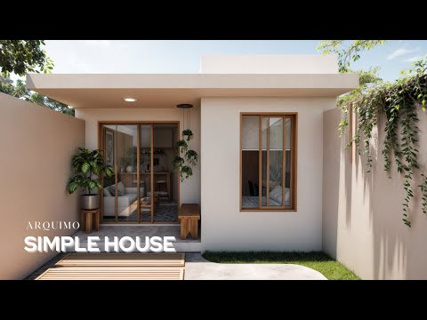 Simple House 5x5m - Uma Casa Compacta com Design Inteligente e Funcional!