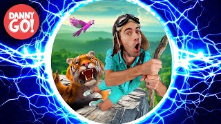 “Escape From Tiger Island!” (Jungle Adventure) ⚡️HYPERSPEED REMIX⚡️/// Danny Go! Songs for Kids