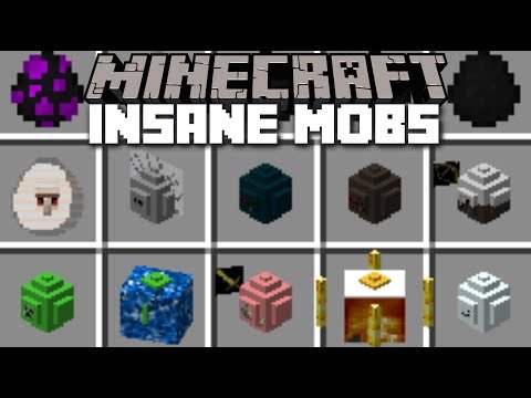 Minecraft INSANE MOBS MOD / FIGHT AND DEFEND YOUR ISLAND TO SURVIVE! Minecraft
