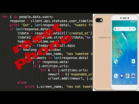 General mobile gm 8 go format atma (hard reset)