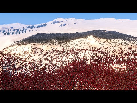 45,000 ELVES Vs 15,000 SPARTANS ULTIMATE EPIC BATTLE SIMULATOR UEBS
