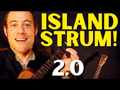 How to play Island Strum 2.0 Easy || Ukulele Strum Lesson 😃🎶