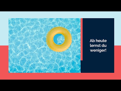 Ab heute lernst du weniger - endlich jura.