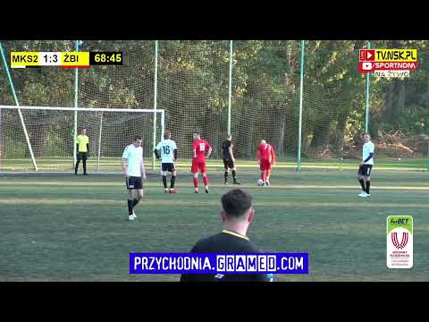 tv.nsk.pl [rzut karny] MKS II Ciechanów - MLKS Żbik Nasielsk 1:4 (0:2) 2022-10-04 g. 16 1/4 PP MZPN