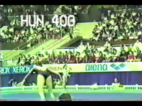 8th T HUN Zsuzsa Csisztu V - 1985 World Gymnastics Championships 9.450