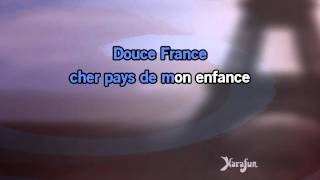 Karaoké Douce France - Charles Trenet *