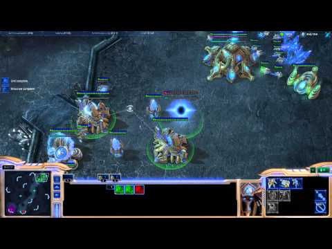 Destiny teaching Catreina the Minigun 4 Gate [Game 1] - Starcraft 2