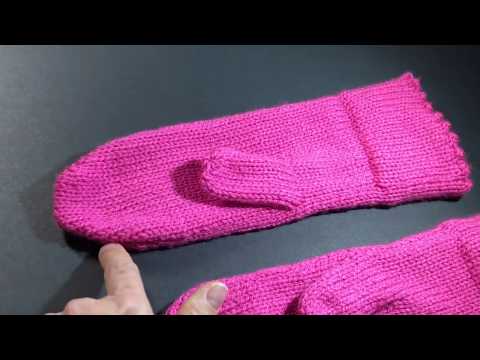 Knitting Machine Mid-gauge Brother KX 350 or LK 150 Mittens Tutorial