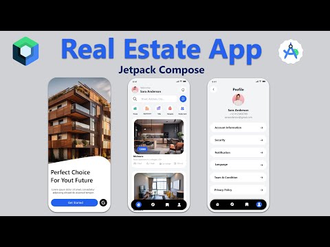 Real Estate app in Android Studio with Jetpack Compose
