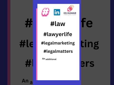 LinkedIn Hashtags for Legal 2023 #shorts #youtubeshorts #legalcareers  #legal #legaladvice #ytshorts