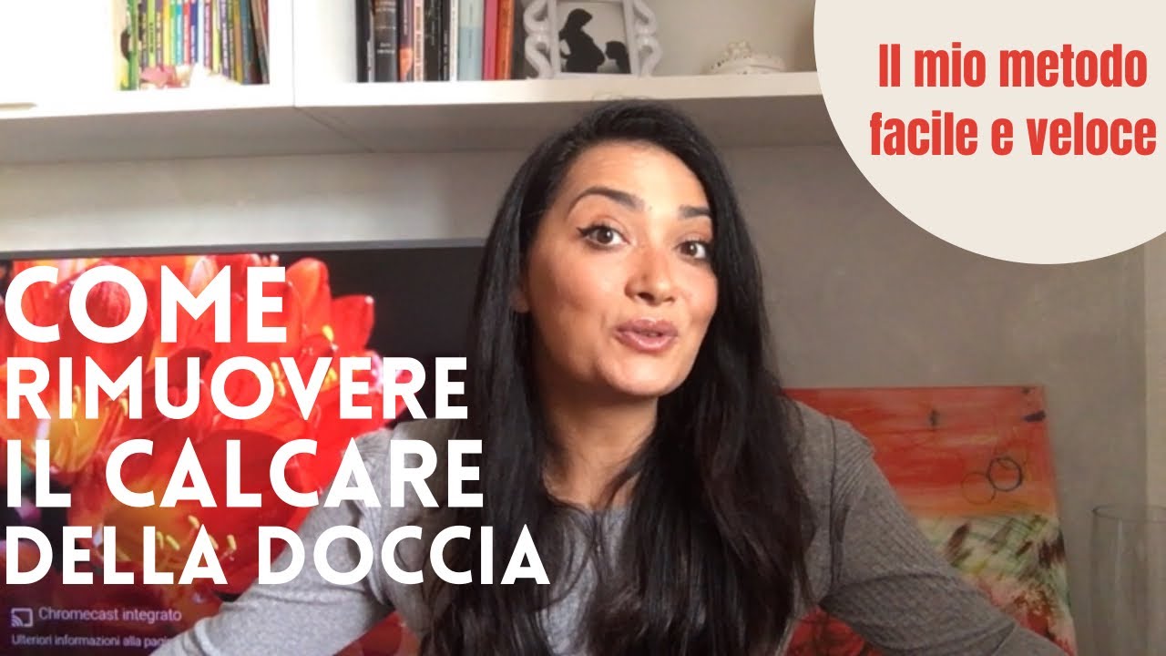 Come  rimuovere  il CALCARE dai vetri della doccia 🧼🛀🏼|| il mio metodo facile!