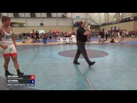 74 Round of 128 - Luke Fortuna (Missouri Wrestling Foundation) vs. Alex Mossing (Foxfire WC)
