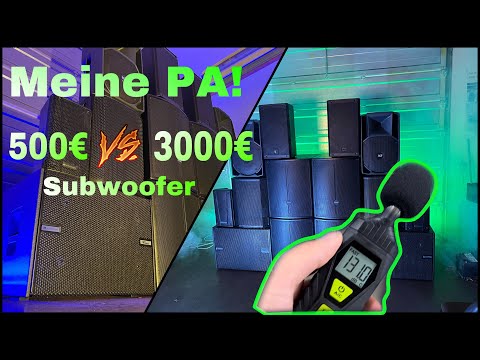 Meine PA-Systeme | SUBWOOFER VERGLEICH! db VIO S118r unboxing | FAME Discovery 18AS DSP| db SUB 615