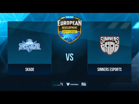 SKADE vs SINNERS Esports - EDC Season 3 - map2 - de_train [Smile & TheCraggy]