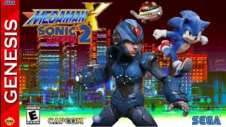 Mega Man X in Sonic The Hedgehog 2 - Hack