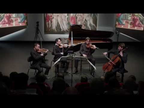 The Ebène Quartet plays Mozart quartet Nr.16 Eb major