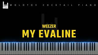 My Evaline - Weezer | SeeMusic Piano Tutorial &amp; Cover by Molotov Cocktail Piano