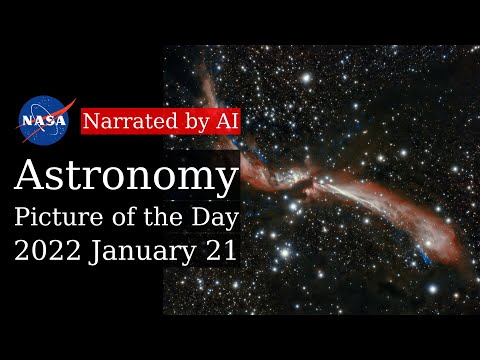 APOD: 2022-01-21 - Young Star Jet MHO 2147 (Narrated by Brian)