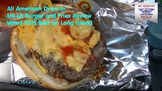 All American Drive-In Quarter Pound Cheeseburger and Fries Review #125