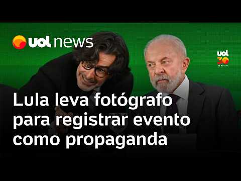 Lula leva fotógrafo de campanha em avião oficial para registrar evento de governo como propaganda