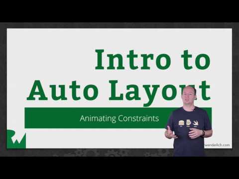 Introduction to Auto Layout in iOS, Episode 11: Animating Constraints in Auto Layout