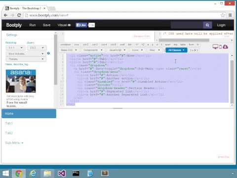 Bootstrap 3.1: Components Tutorial Video: Navigation