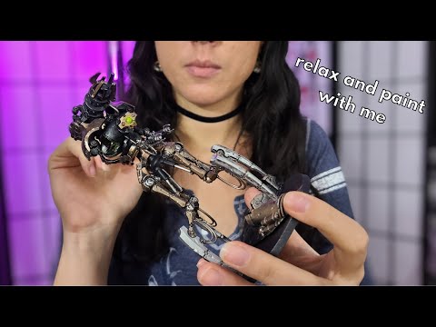 Beginner Painting A Canoptek Doomstalker - My First Time Trying Object Source Lighting - Backvlog 01