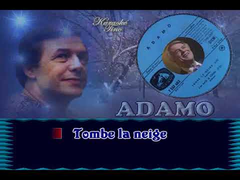 Karaoke Tino - Adamo - Tombe la neige