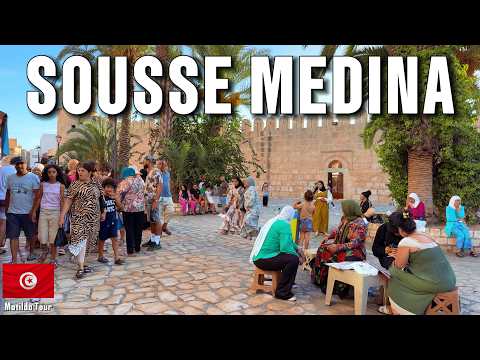 Inside Sousse Medina | Tunisia’s Vibrant Old Town & Street Food Tour, TUNISIA 🇹🇳4K 2025