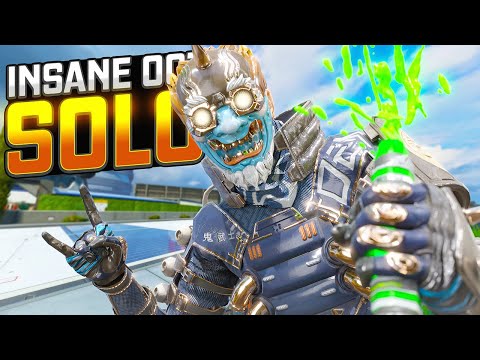 SOLO Octane INSANE 24 KILLS and 4K Damage Apex Legends