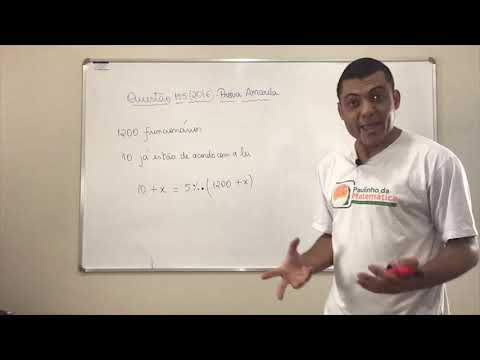 Resolução da questão 155 Enem 2016 - Prova amarela (Matemática)