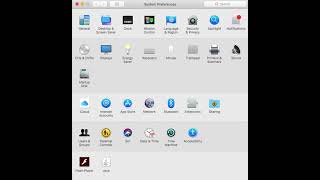 System preferences is still here.