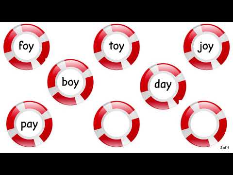 'ay' Words | 'oy' Words | One Sound Vowel Blends | Quick Phonics | Reading Made Easy #49