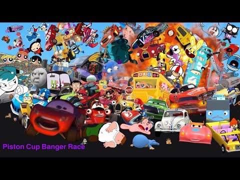 Piston Cup Banger Race (cars the final race Ollie-fied)