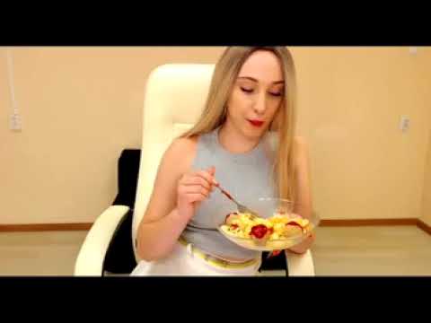 Leska eating something amazing belly stuff