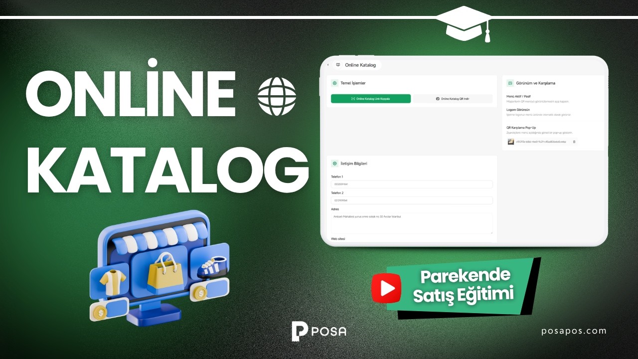 Online, Dijital Katalog Oluşturma ve Paylaşma | POSA Barkod Sistemi Eğitimi