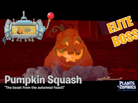 Pumpkin Squash ** ELITE BOSS **  Graveyard Ops - Plants vs Zombies - BFN