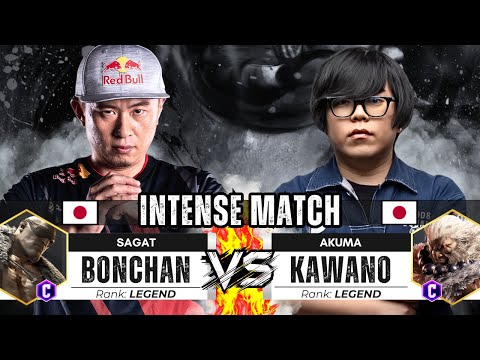 SF6 ▰ BONCHAN (Sagat) vs KAWANO (Akuma) + KOBAYAN ▰ Street Fighter 6