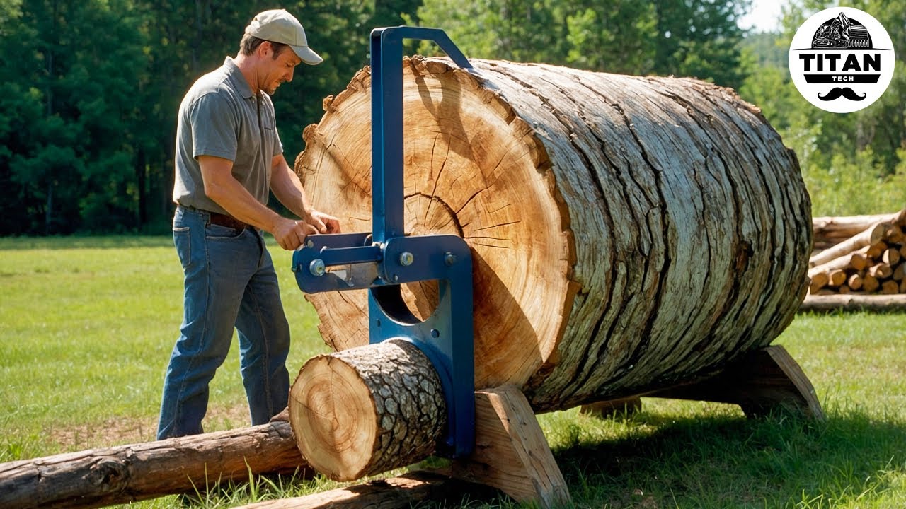 Fastest Automatic Firewood Processing Machine | Homemade Modern Wood Cutting Chainsaw Machines #22