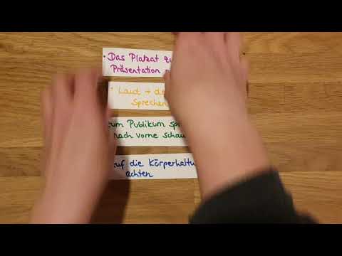 Wie halte ich ein Referat? / Wie mache ich eine Präsentation?