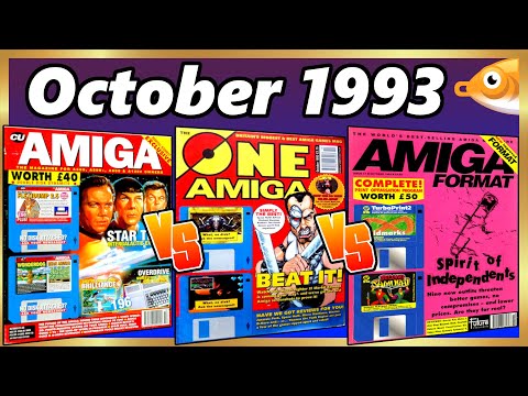 Cover Disk Face Off - October 1993 | CU Amiga, One For Amiga, Amiga Format
