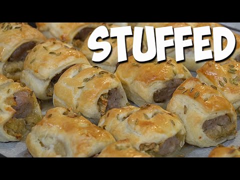 Stuffed Sausage Rolls are a real Party treat