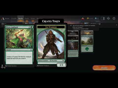 Black/Green Elves Deck Tech