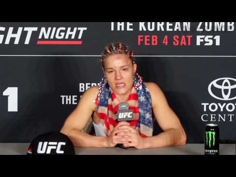 Felice Herrig knew she was the underdog but hopes she'll get due respect following UFC Fight Night 1