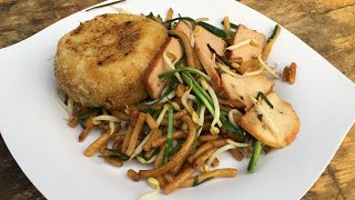 How to make Rice Noodle & Chives Cake in Siem Reap Cambodia