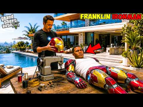 Franklin Become IRONMAN To Save Shinchan & Avengers In GTA 5