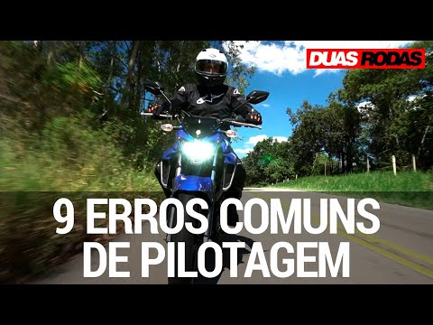 9 ERROS COMUNS DE PILOTAGEM NA MOTO