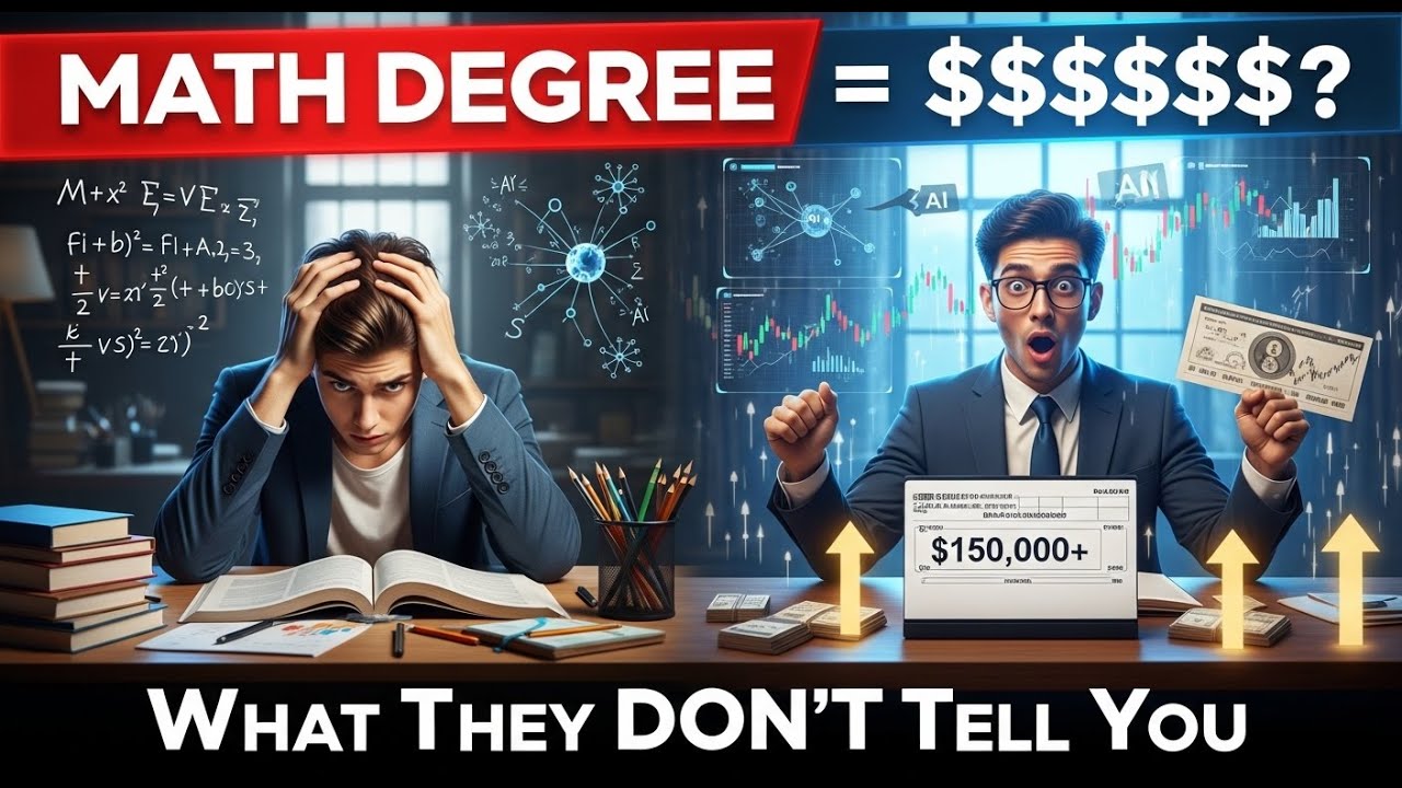 Is a Math Degree Worth It in 2026? Shocking $100K+ Careers Revealed! (Episode 1)